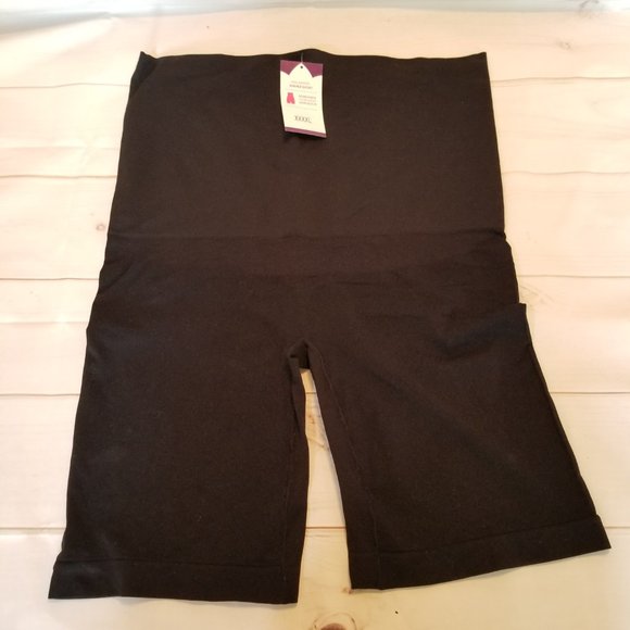 NWT SHAPERMINT High Waisted Body Shaper Shorts Shapewear for Women 4x (Black) - Picture 2 of 3